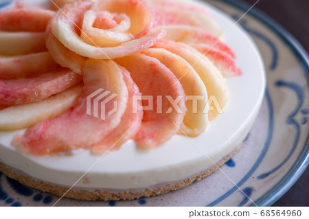Hida peach rare cheesecake Hida peach rare cheesecake 68564960