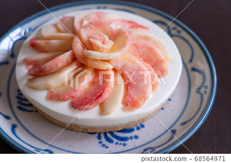 Hida peach rare cheesecake Hida peach rare cheesecake 68564971