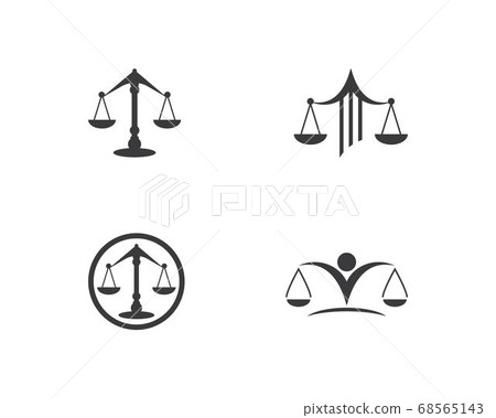 law logo vector 68565143