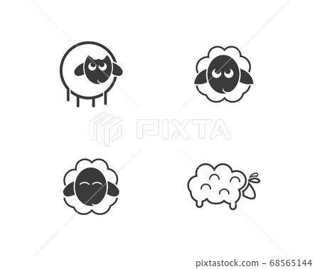sheep logo vector icon sheep logo vector icon 68565144