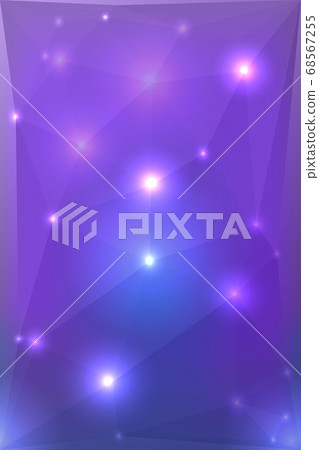 Abstract polygonal background with sparkles  68567255