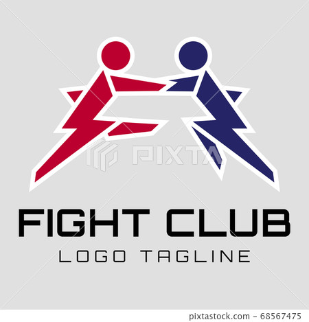 Illustration of Fighter for sport logo, fight club, team 14310549