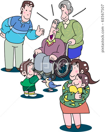 Old age and family life Old age and family life 68567507