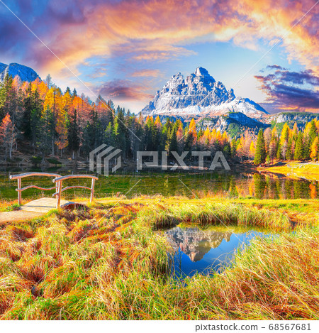 Stunning view of popular travel destination 68567681