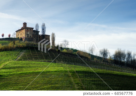 Castello della Volta and vineyards (Barolo, Italy) Castello della Volta and vineyards (Barolo, Italy) 68567776