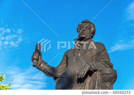Monument to A. Pushkin in Berdyansk, Ukraine Monument to A. Pushkin in Berdyansk, Ukraine 68568255