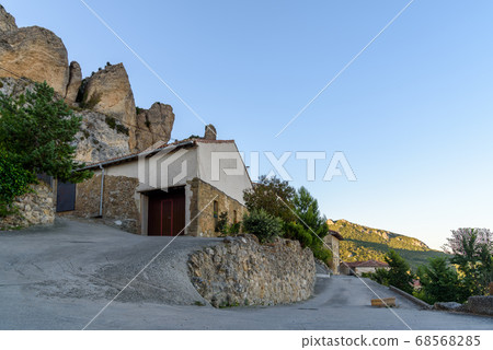 Traditional old houses in the small village of Cellorigo in La Rioja Traditional old houses in the small village of Cellorigo in La Rioja 68568285