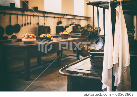 antique XIX century old kitchen with tools antique XIX century old kitchen with tools 68568602