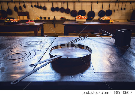 antique XIX century old kitchen with tools 68568609