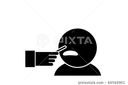 通過PCR試驗圖示收集鼻黏膜 68568901