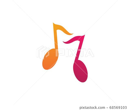 Music note Icon 68569103