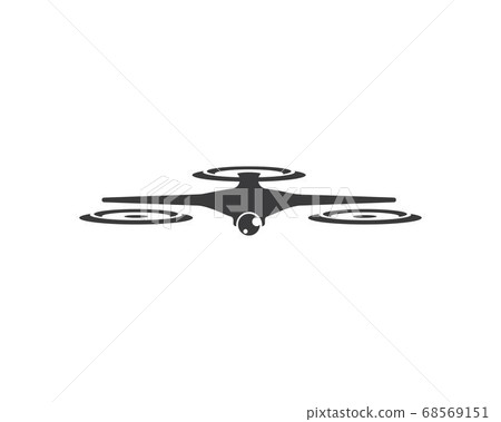 Drone logo vector Drone logo vector 68569151