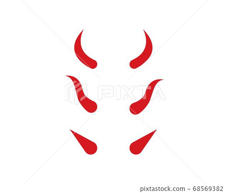 Horn Devil logo vector Horn Devil logo vector 68569382