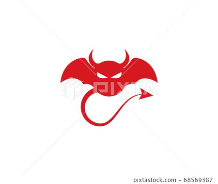 Devil logo vector 68569387