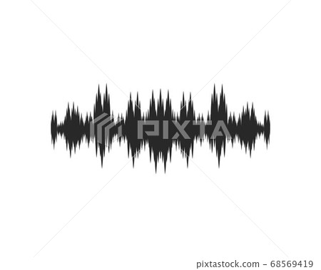 sound wave ilustration sound wave ilustration 68569419