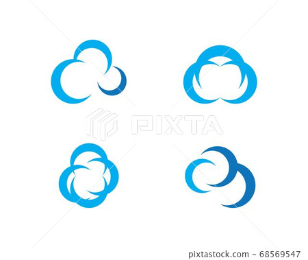 cloud logo template 68569547