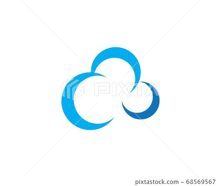 cloud logo vector 68569567