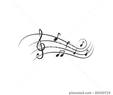 Music note Icon 68569729