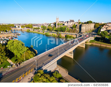 Angers aerial panoramic view, France Angers aerial panoramic view, France 68569886