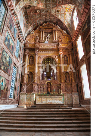 Catholic church in Old Goa Catholic church in Old Goa 68570375
