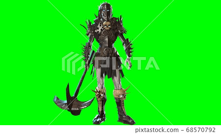 Necromancer, render 3D model on the background Necromancer, render 3D model on the background 68570792