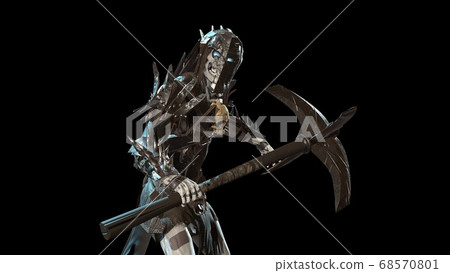 Necromancer, render 3D model on the background Necromancer, render 3D model on the background 68570801