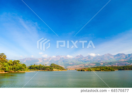 Dam lake near Munnar, India Dam lake near Munnar, India 68570877