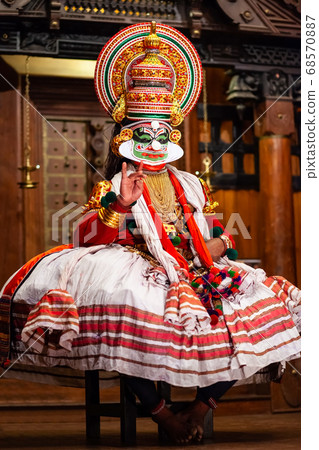 Kathakali dance show in Cochin, India 68570887