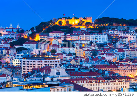 Saint George Castle in Lisbon, Portugal Saint George Castle in Lisbon, Portugal 68571159