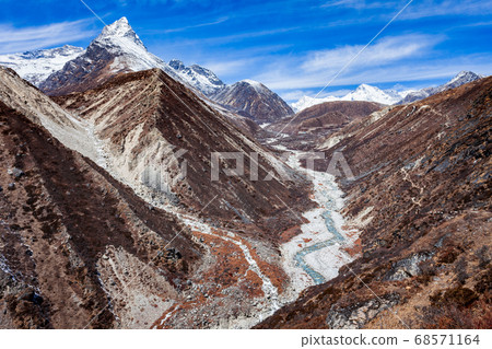 Dudh Koshi river valley, Everest region Dudh Koshi river valley, Everest region 68571164
