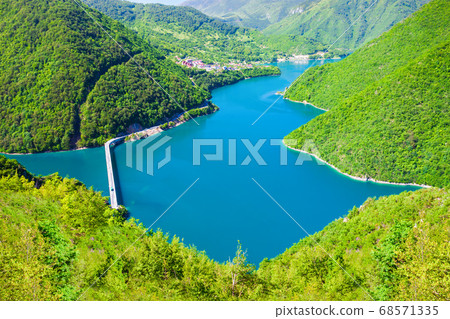 Lake Piva or Pivsko Jezero, Montenegro 68571335
