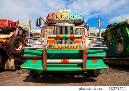 Jeepneys are popular public transport, Philippines 68571721