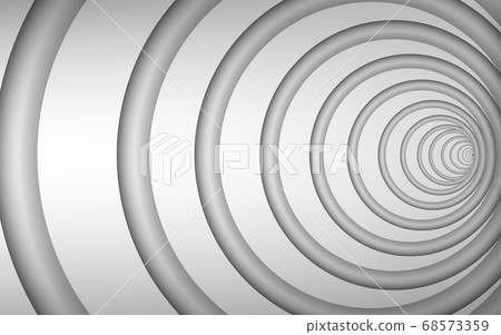 white ring tunnel patttern background white ring tunnel patttern background 68573359