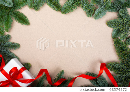 Christmas frame background Christmas frame background 68574372