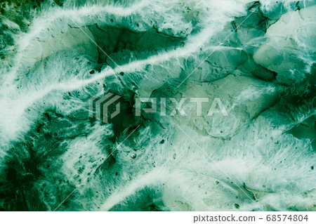 green marble texture alcohol ink water emerald gem 68574804