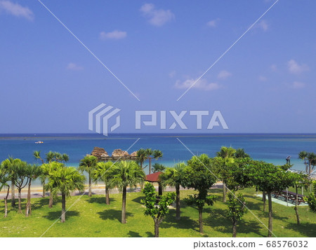 沖繩縣北谷町的阿拉哈海灘 沖繩縣北谷町的阿拉哈海灘 68576032