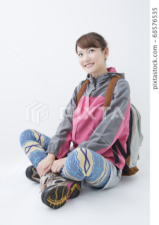 登山風格的女人 68576535