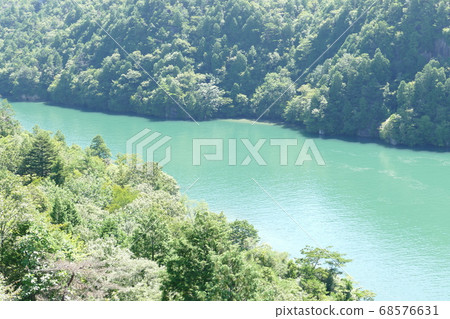 岐阜縣惠那橋大橋的景色 68576631