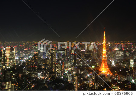 從六本木新城的夜景 從六本木新城的夜景 68576906