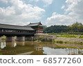 慶州月城橋的夏日風景 68577260