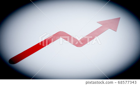 Arrow material rising arrow Arrow material rising arrow 68577343