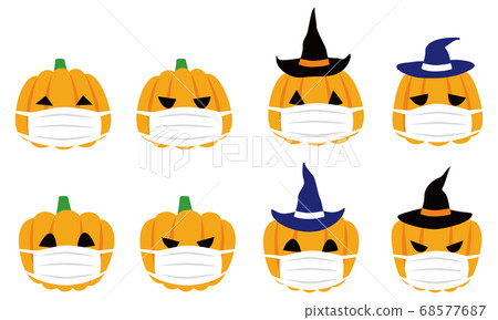 Halloween event pumpkin pair mask Halloween event pumpkin pair mask 68577687