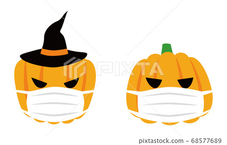 Halloween event pumpkin pair mask Halloween event pumpkin pair mask 68577689