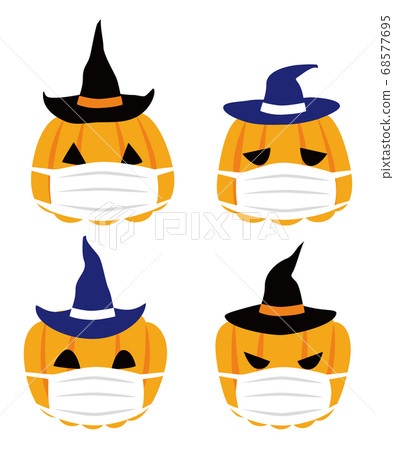 Halloween event pumpkin pair mask Halloween event pumpkin pair mask 68577695
