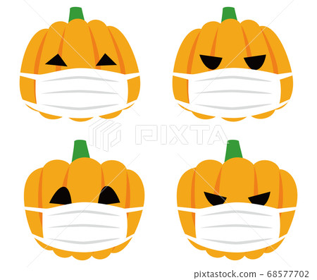 Halloween event pumpkin pair mask Halloween event pumpkin pair mask 68577702