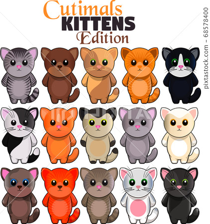 15 Cute Kittens in One Pack 68578400