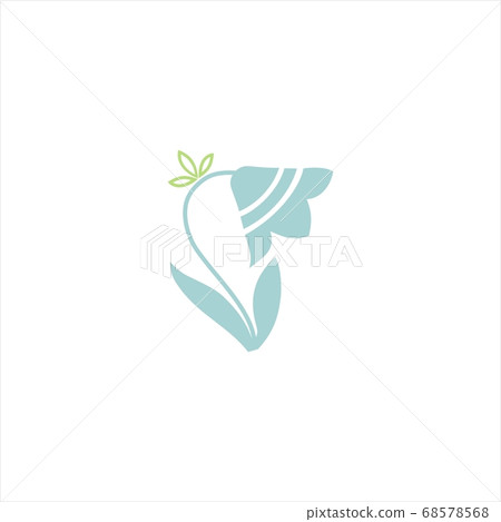 Blue bell vector illustration. Meadow flower.  68578568