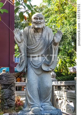 Statue on the territory of Buddhist center Nanshan Statue on the territory of Buddhist center Nanshan 68578701