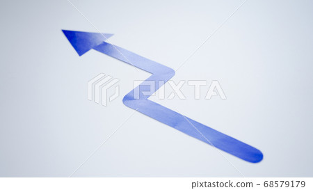 箭頭素材上升箭頭 68579179