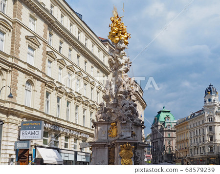 Austrian Vienna plague memorial pillar Austrian Vienna plague memorial pillar 68579239